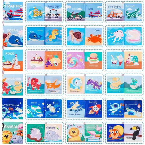 BEBEKLERE ÖZEL EĞİTİCİ KUMAŞ KİTAP SETİ