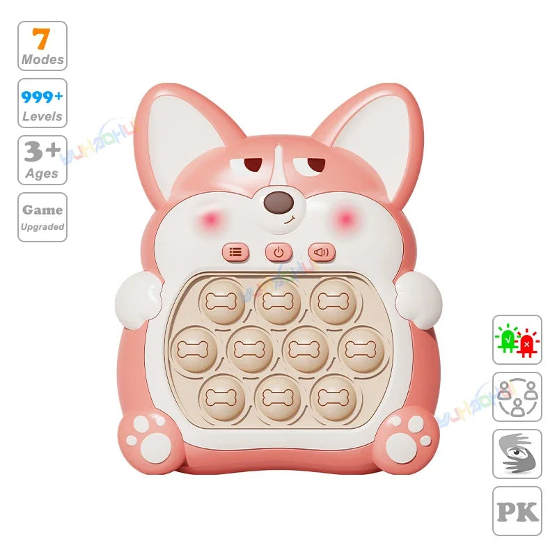 PEMBE MÜZİKLİ SEVİMLİ HAMSTER POP OYUNCAK