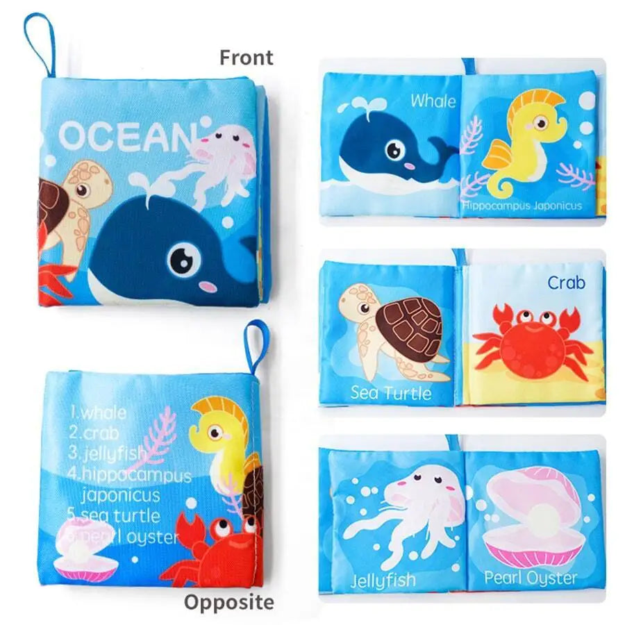 BEBEKLERE ÖZEL EĞİTİCİ KUMAŞ KİTAP SETİ