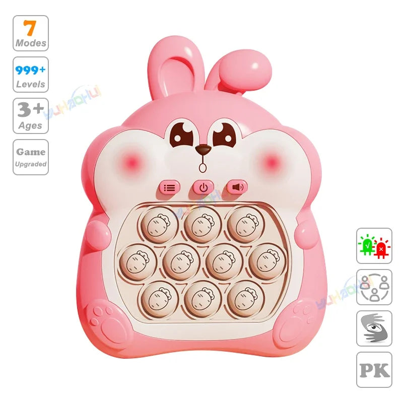 PEMBE MÜZİKLİ SEVİMLİ HAMSTER POP OYUNCAK