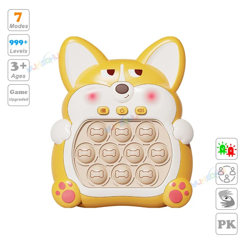 PEMBE MÜZİKLİ SEVİMLİ HAMSTER POP OYUNCAK