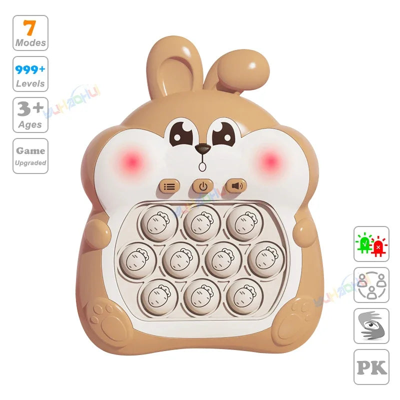 PEMBE MÜZİKLİ SEVİMLİ HAMSTER POP OYUNCAK